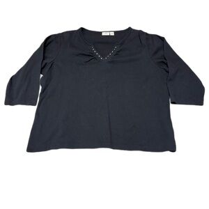 Chic Black Cato Long Sleeve Women's Top Size 18/20